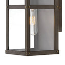 Hinkley Porter Outdoor Small Wall Mount Lantern in Oil Rubbed Bronze Finish Alternative Image 3