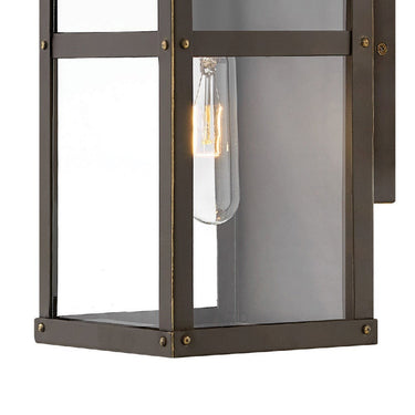 Hinkley Porter Outdoor Small Wall Mount Lantern in Oil Rubbed Bronze Finish Alternative Image 3