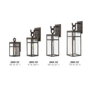Hinkley Porter Outdoor Small Wall Mount Lantern in Oil Rubbed Bronze Finish Alternative Image 4