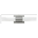 Hinkley Portia Medium LED Vanity Wall Sconce Alternative Image 6
