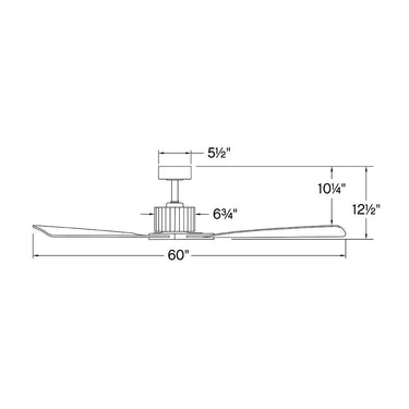 Hinkley Rafter 60" LED Smart Fan with Uplight Alternate Image-11