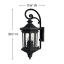 Hinkley Raley Outdoor Large wall Mount Lantern Alternative Image 1