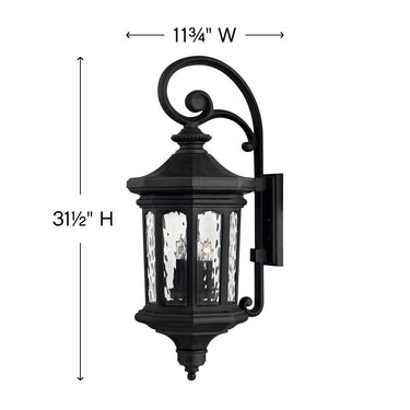 Hinkley Raley Outdoor Large wall Mount Lantern Alternative Image 1