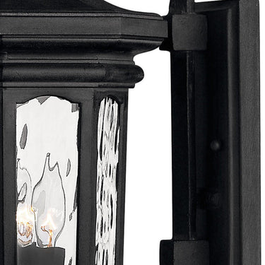 Hinkley Raley Outdoor Large Wall Mount Lantern in Museum Black Finish Alternative Image 2