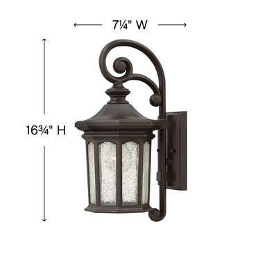 Hinkley Raley Outdoor Medium Wall Mount Lantern Alternative Image 5