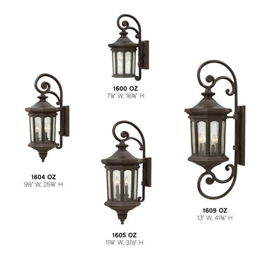 Hinkley Raley Outdoor Medium Wall Mount Lantern Alternative Image 6