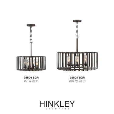 Hinkley Reid Outdoor Large Single Tier Chandelier Alternative Image 2
