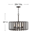 Hinkley Reid Outdoor Medium Single Tier Chandelier Alternative Image 1