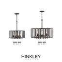 Hinkley Reid Outdoor Medium Single Tier Chandelier Alternative Image 2
