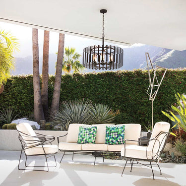 Hinkley Reid Outdoor Medium Single Tier Chandelier Alternative Image 8