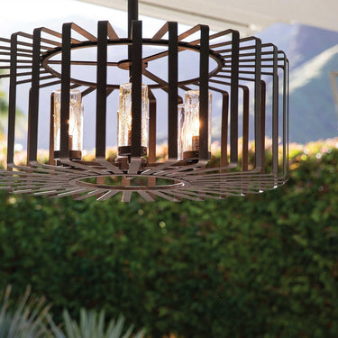 Hinkley Reid Outdoor Medium Single Tier Chandelier Alternative Image 5