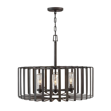Hinkley Reid Outdoor Medium Single Tier Chandelier 