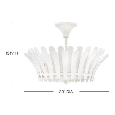 Hinkley Reina Medium Semi-Flush Mount Alternative Image 8