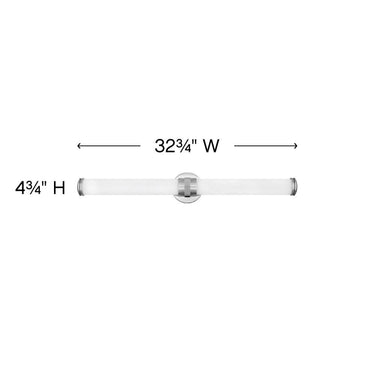 Hinkley Remi Large LED Vanity Wall Sconce - HL5074 Alternative Image 1