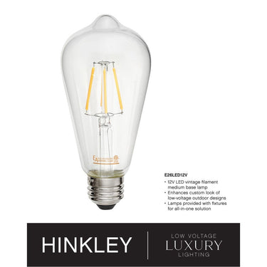 Hinkley Republic Alternative Image 12V LED Outdoor Medium Pier Mount Lantern Alternative Image 16