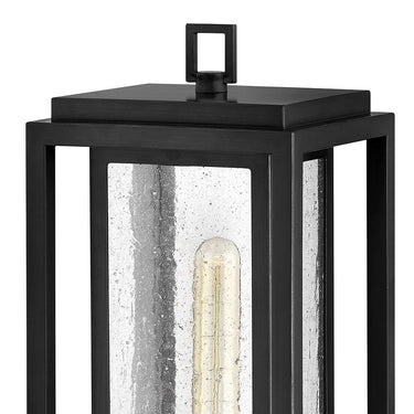 Hinkley Republic Alternative Image 12V LED Outdoor Medium Pier Mount Lantern in Black Finish Alternative Image 1
