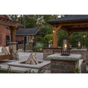 Hinkley Republic Alternative Image 12V LED Outdoor Medium Pier Mount Lantern in Black Finish Alternative Image 4