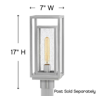 Hinkley Republic Alternative Image 12V LED Outdoor Medium Post Mount Lantern Alternative Image 9
