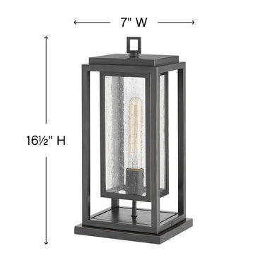 Hinkley Republic Alternative Image 16.5" High LED Outdoor Medium Pier Mount Lantern Alternative Image 1