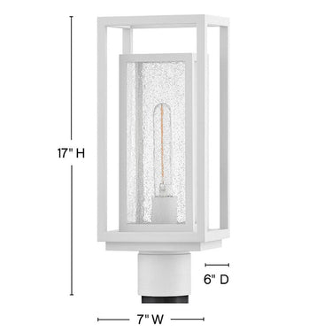 Hinkley Republic Alternative Image 17" High Outdoor Medium Post Mount Lantern Alternative Image 1