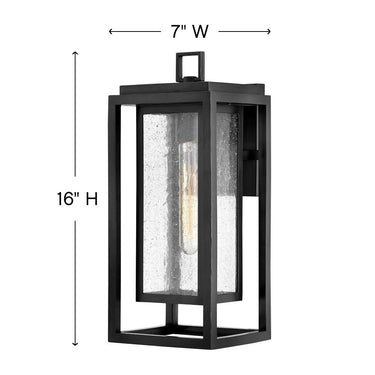 Hinkley Republic Alternative Image 7" Outdoor Medium Wall Mount Lantern Alternative Image 1