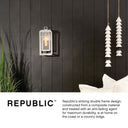 Hinkley Republic Alternative Image 7" Outdoor Medium Wall Mount Lantern Alternative Image 26
