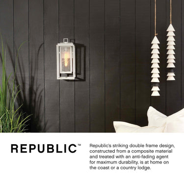 Hinkley Republic Alternative Image 7" Outdoor Medium Wall Mount Lantern Alternative Image 26