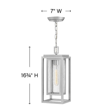 Hinkley Republic LED Alternative Image 7" Outdoor Medium Hanging Lantern Alternative Image 6