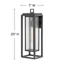 Hinkley Republic LED Outdoor Medium Wall Mount Lantern Alternative Image 6