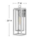 Hinkley Republic LED Outdoor Medium Wall Mount Lantern Alternative Image 15