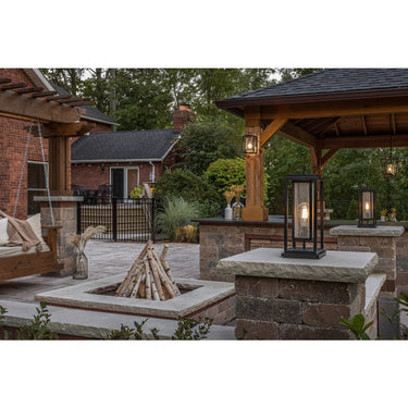 Hinkley Republic LED Outdoor Small Wall Mount Lantern in Black Finish Alternative Image 4