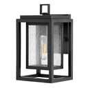 Hinkley Republic LED Outdoor Small Wall Mount Lantern in Black Finish 