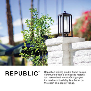 Hinkley Republic Outdoor Medium Pier Mount Lantern Alternative Image 22