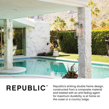 Hinkley Republic Outdoor Medium Wall Mount Lantern Alternative Image 37
