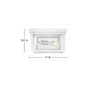 Hinkley Republic Outdoor Small Flush Mount in Textured White Finish Alternative Image 1