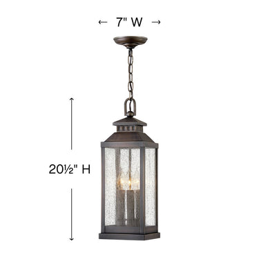 Hinkley Revere Alternative Image 7" Outdoor Medium Hanging Lantern Alternative Image 1