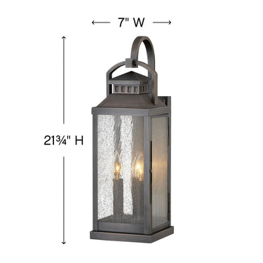 Hinkley Revere Outdoor Large Wall Mount Lantern - Alternative Image 1185BLB Alternative Image 1