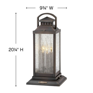 Hinkley Revere Outdoor Medium Pier Mount Lantern Alternative Image 1