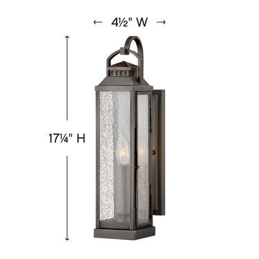 Hinkley Revere Outdoor Medium Wall Mount Lantern Alternative Image 1