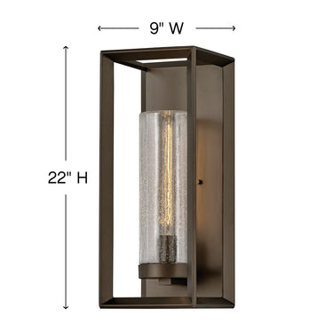 Hinkley Rhodes Outdoor Large Wall Mount Lantern Alternative Image 3