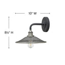 Hinkley Rigby Small Single Light Sconce Alternative Image 1