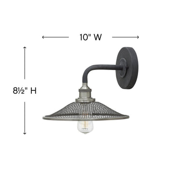 Hinkley Rigby Small Single Light Sconce Alternative Image 1