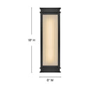 Hinkley Rockwell Outdoor Medium Wall Mount Lantern Alternative Image 1