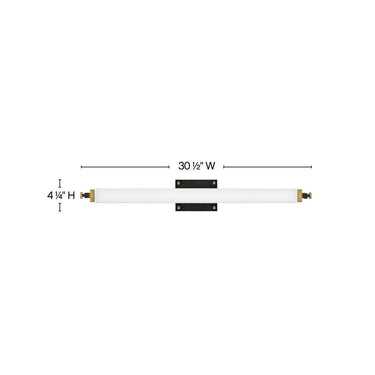 Hinkley Rollins Large LED Vanity Wall Sconce Alternative Image 6