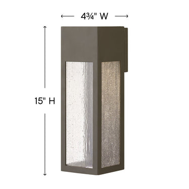Hinkley Rook Outdoor Medium Wall Mount Lantern - HL1785 Alternative Image 1