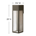 Hinkley Rook Outdoor Medium Wall Mount Lantern - HL1788 Alternative Image 1