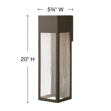 Hinkley Rook Outdoor Medium Wall Mount Lantern - HL1788 Alternative Image 1