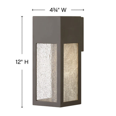 Hinkley Rook Outdoor Small Wall Mount Lantern Alternative Image 1