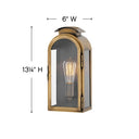 Hinkley Rowley Outdoor Medium Wall Mount Lantern - Alternative Image 2520LS Alternative Image 1