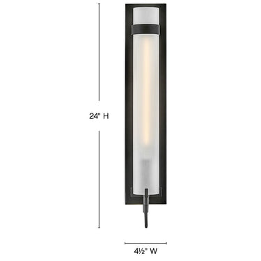 Hinkley Ryden Large Tall Single Light Sconce Alternative Image 1